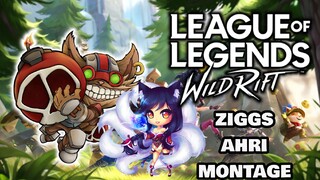 ZIGGS VS AHRI MONTAGE WILD RIFT LEAGUE OF LEGENDS #WILDRIFT #bestofbest