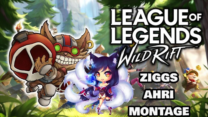 ZIGGS VS AHRI MONTAGE WILD RIFT LEAGUE OF LEGENDS #WILDRIFT #bestofbest