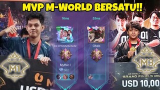 Para MVP M-WORLD BERSATU!! MVP M1 + MVP M3!! Ini Yang Klen TUNGGU Kan!! - Mobile Legends