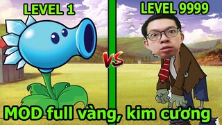 Plants vs Zombies #3 Mod Mở Khóa Cây Đậu Băng Ice Peashooter - Hoa quả nổi giận - thành ej