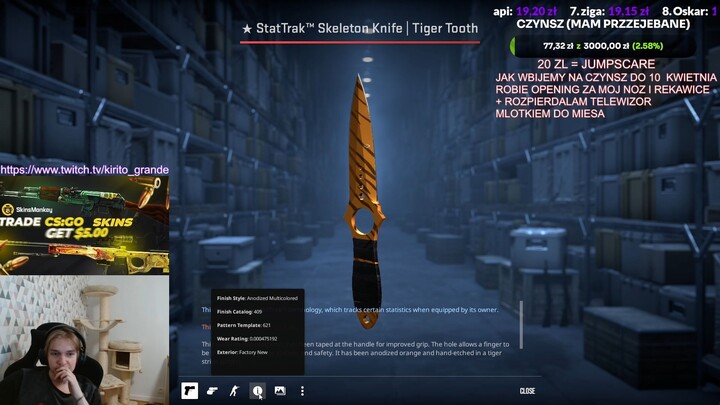 #1 tigertooth skeleton in the world!!