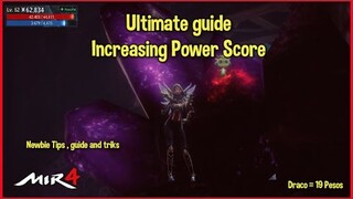 Mir4 Ultimate Guide Increasing Power Score ( Tagalog )