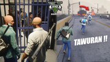 TAWURAN  BRUTAL ANAK STM ! JACKY DI BOTAKIN POLISI !!? GTA V ROLEPLAY