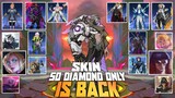 NEW SKIN 50 DIAMOND ONLY & All UPCOMING SKIN 2021 | Mobile Legends #WhatsNEXT Ep69