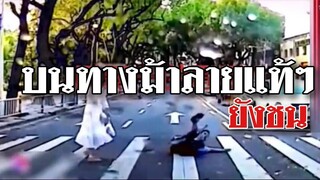 @Awesome Videos บนทางม้าลายแท้ๆ ยังชนกันแบบไม่มีใครแตะเบรก