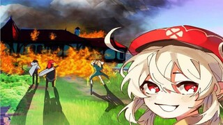 Klee try her bom bom bakudan | Genshin Impact Memes