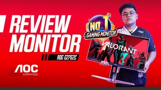 REVIEW CURVED GAMING MONITOR AOC C27G2Z BARENG AE.NATZLORANT!