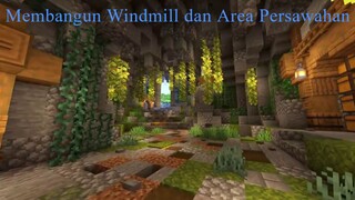 Membangun Windmill dan Area Persawahan - Minecraft 1.18 Survival Indonesia #1