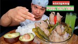 PORK TROTTERS SINIGANG MUKBANG PINOY collab w/ @The Hungry Ketoy