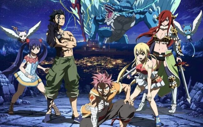 [Terbakar] Natsu ternyata adalah seekor naga, kemuliaan para peri. Potongan Campuran Fairy Tail Bagi