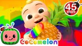 Rainbow Popsicle Song | Cocomelon Nursery Rhymes Colors for Kids