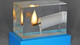 Handmade|Epoxy making lighted candles
