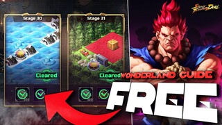 HOW TO BEAT WONDERLAND TRAINING (STAGE 27-32) in Street Fighter Duel