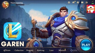 League Of Legends Wild Rift - LOL Mobile Gameplay Garen 4K 60FPS Chính Thức Lộ Diện Cực Khỏe MAX Phê