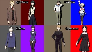 Doblajes Graciosos: Spy X Family Uzaki Komi san y Kaguya sama