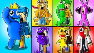 Hướng dẫn vẽ Rainbow Friends kết hợp cùng quái vật nhầy nhụa Venom | Peter Roblox Drawing