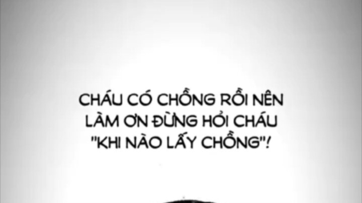 cháu coá chồng rùi cô oii