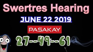 SWERTRES HEARING JUNE 22 2019