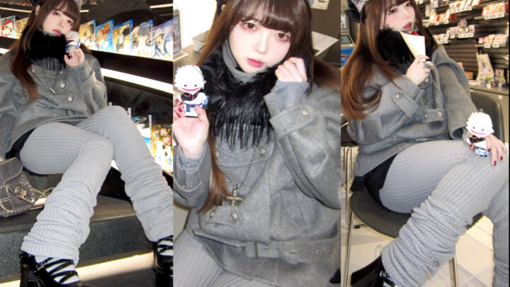 VLOG | A Plump Otaku Girl’s Gintama Coffee Diary! ☆ Chubby Fashion & Anime Style