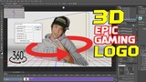 Create 3D Rotating Gaming LOGO for OBS Stream (Photoshop Tutorial)