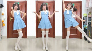 To save her image...come and see the cute school girl with twin ponytails!