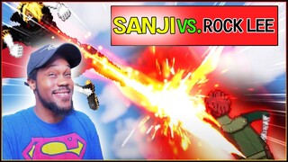 WOW!!! - Sanji VS Rock Lee | DEATH BATTLE! (REACTION) - One Piece | B.D.A Law