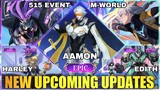 515 EVENT UPDATE - AAMON EPIC SKIN - HARLEY NEW SKIN & MORE | Mobile Legends #WhatsNEXT Ep.165