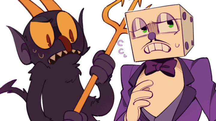 【cuphead｜Handwritten】Sleeping in the same bed with a very stubborn boss