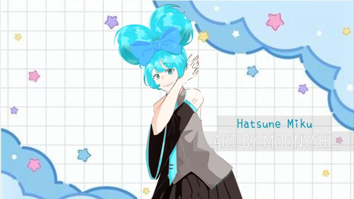 Menggambar Hatsune miku || Virtual Singer