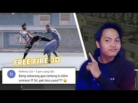 Ditantang Subscriber Bikin Animasi Free Fire 3D!!! | Gak bisa ya....???