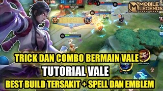 Gameplay Vale Tanpa Mati | Best Build Top Global Vale - Mobile Legends Indonesia