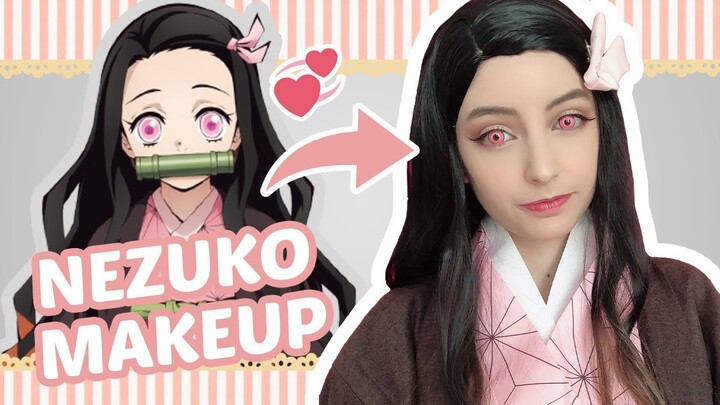 Makeup Cosplay per Nezuko Kamado (Demon Slayer / Kimetsu No Yaiba) ☆ Esther Lipofago