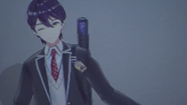 [Sword holding a knife] Seeing the profiteer flattering him, he felt refreshed