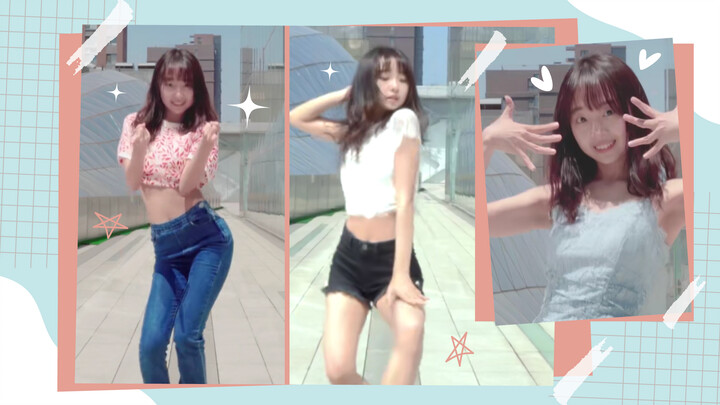 Dance TWICE's dance of "more & more" while changing clothes