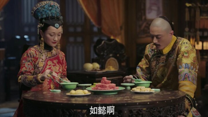如懿传：如懿和皇帝新婚大喜，两人也心有灵犀，过了最快乐的时光