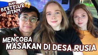 SEHARIAN DI RUMAH DESA ADIK RUSIA -  MUKBANG MAKANAN KELUARGA RUSIA