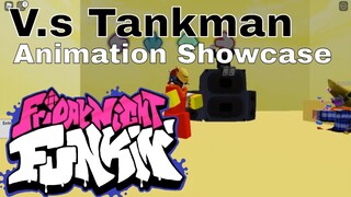 Roblox V.s Tankman FNF Week 7 |Animation Showcase|