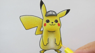 วาดรูปปิกาจู จาก โปเกม่อน ยอดนักสืบ พิคาชู Pokemon Detective Pikachu