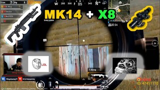 [PUBG Mobile] Wings thử sấy Mk14 + X8 và cái kết - Top 1 hài hước đến từ anh bạn bị lag giựt