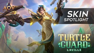 Laville Turtle Guard Skin Spotlight - Garena AOV (Arena of Valor)