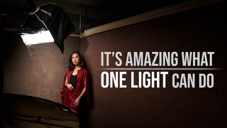 A Step by Step Instructional Video on How to Create a Beautiful Portrait using Just One Light