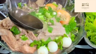 Ăn và thưởng thức món hủ tiếu xương heo siêu to phần 5 #anngon