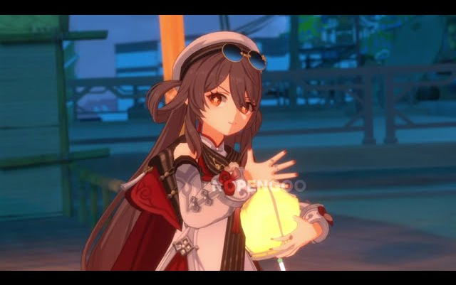 [NoPengoo] Walnut's special posture for flying night lanterns