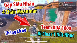 Đụng Độ SIÊU NHÂN 4 Chân Myanmar. Cả Team KDA 1000 Bị Clear 1 NỐT NHẠC | PUBG Mobile