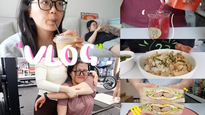 VLOG.132 | Why does working out always leave me looking so disheveled? | A beef bagel and a grilled 