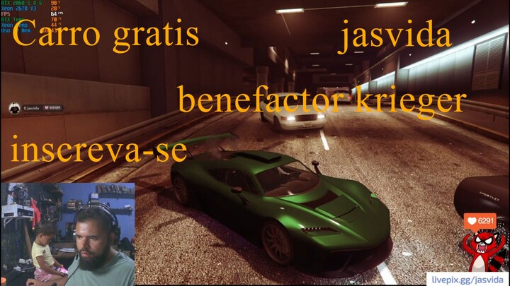 GTA - V  CARRO GRATIS  -  BENEFACTOR KRIEGER