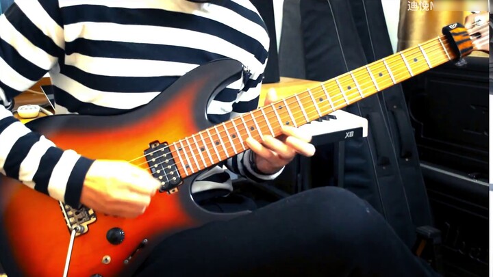 【Only My Railgun】Nuclear energy! Super electric guitar extreme playing, B station battle song Pao Ji