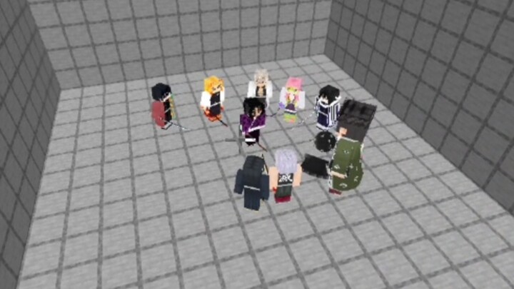 [Minecraft] Demon Slayer Mod — Nine Pillars vs Kokushibo