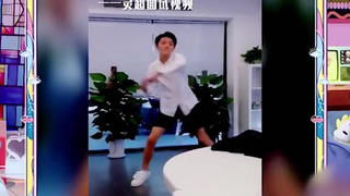 كشف مقطع فيديو مقابلة أونر أن رقص لينغ تشاو لطيف للغاية ومضحك للغاية مشهد مشهور فتى المصنع الكبير مو