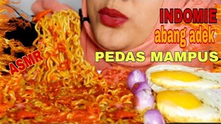 ASMR INDOMIE ABANG ADEK 100 cabe|| pedas mampus ||indomie goreng ||asmr indonesia